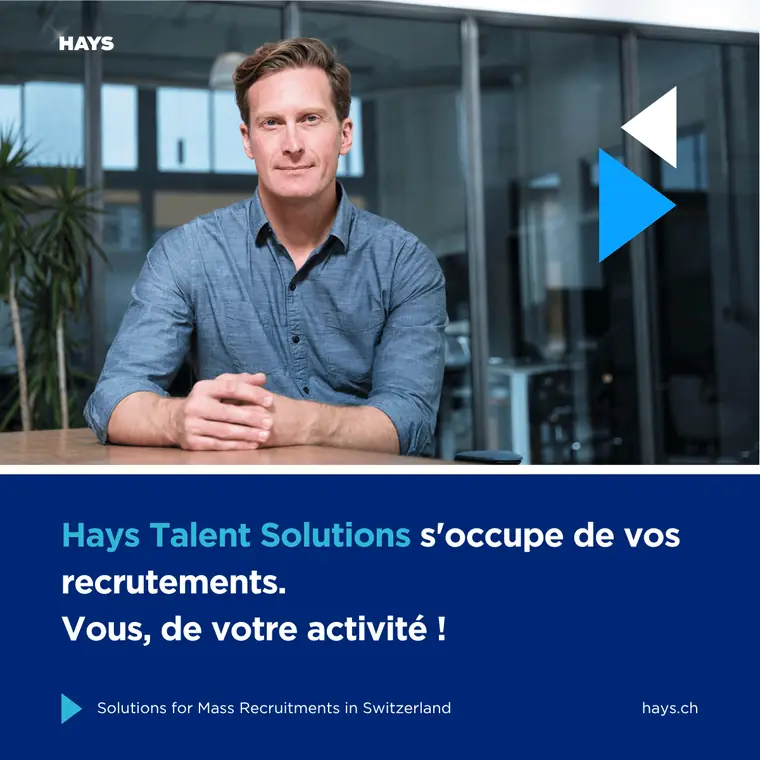 Publicité LinkedIn : Hays Talent Solutions s’occupe de vos recrutements, vous de votre activité