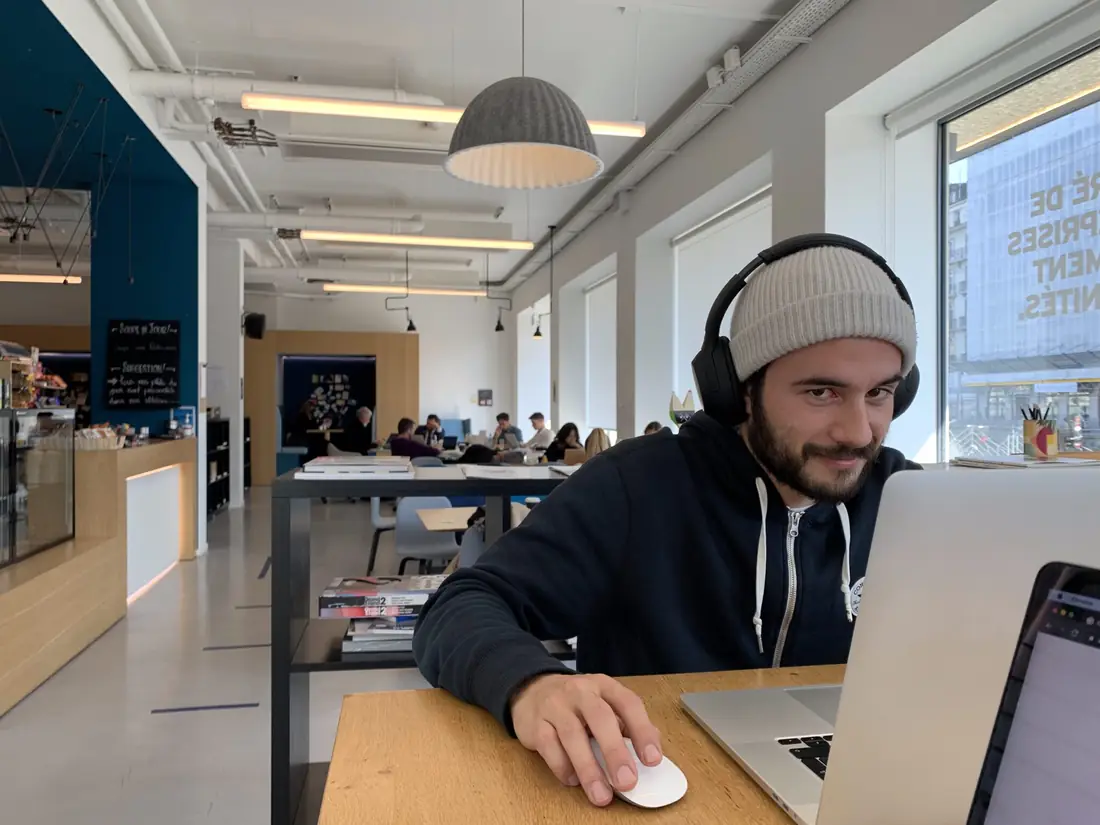 A member of the Freshmilk team at work in Geneva