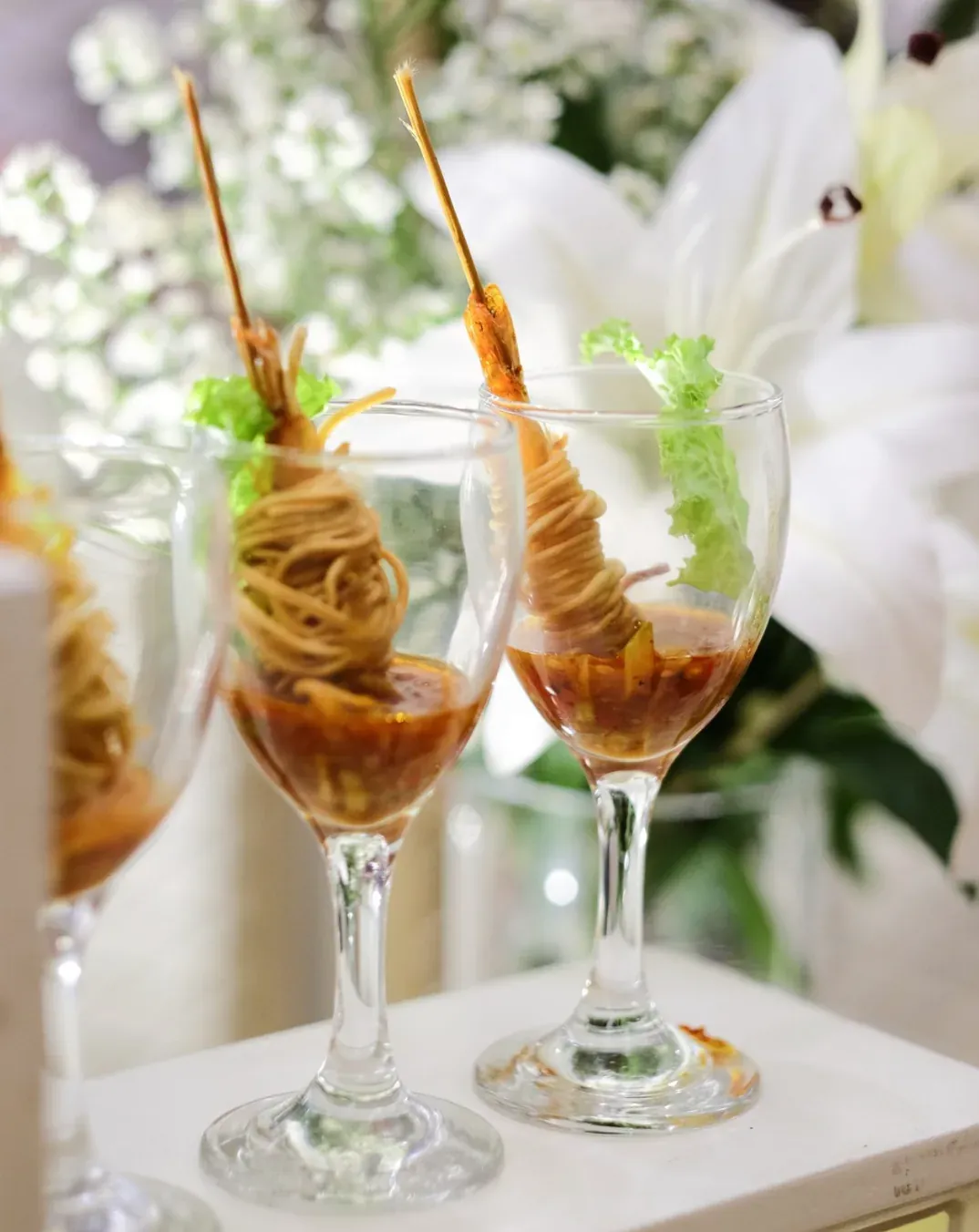 Signature verrines by Voyage des Papilles