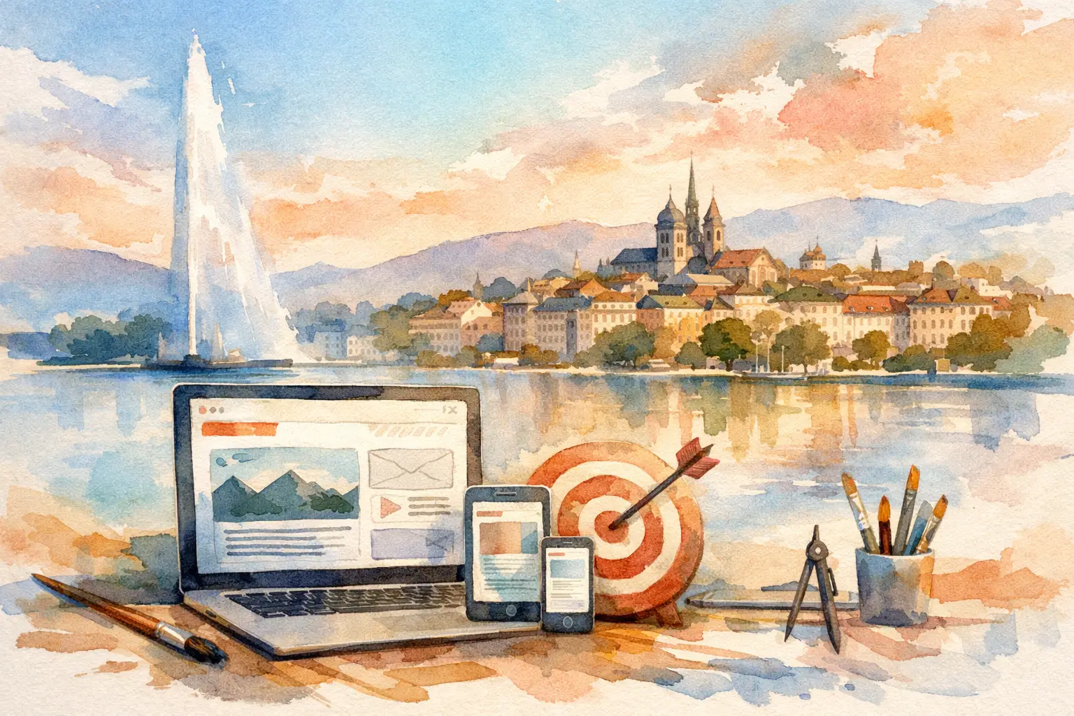 Création site web Genève - viser juste
