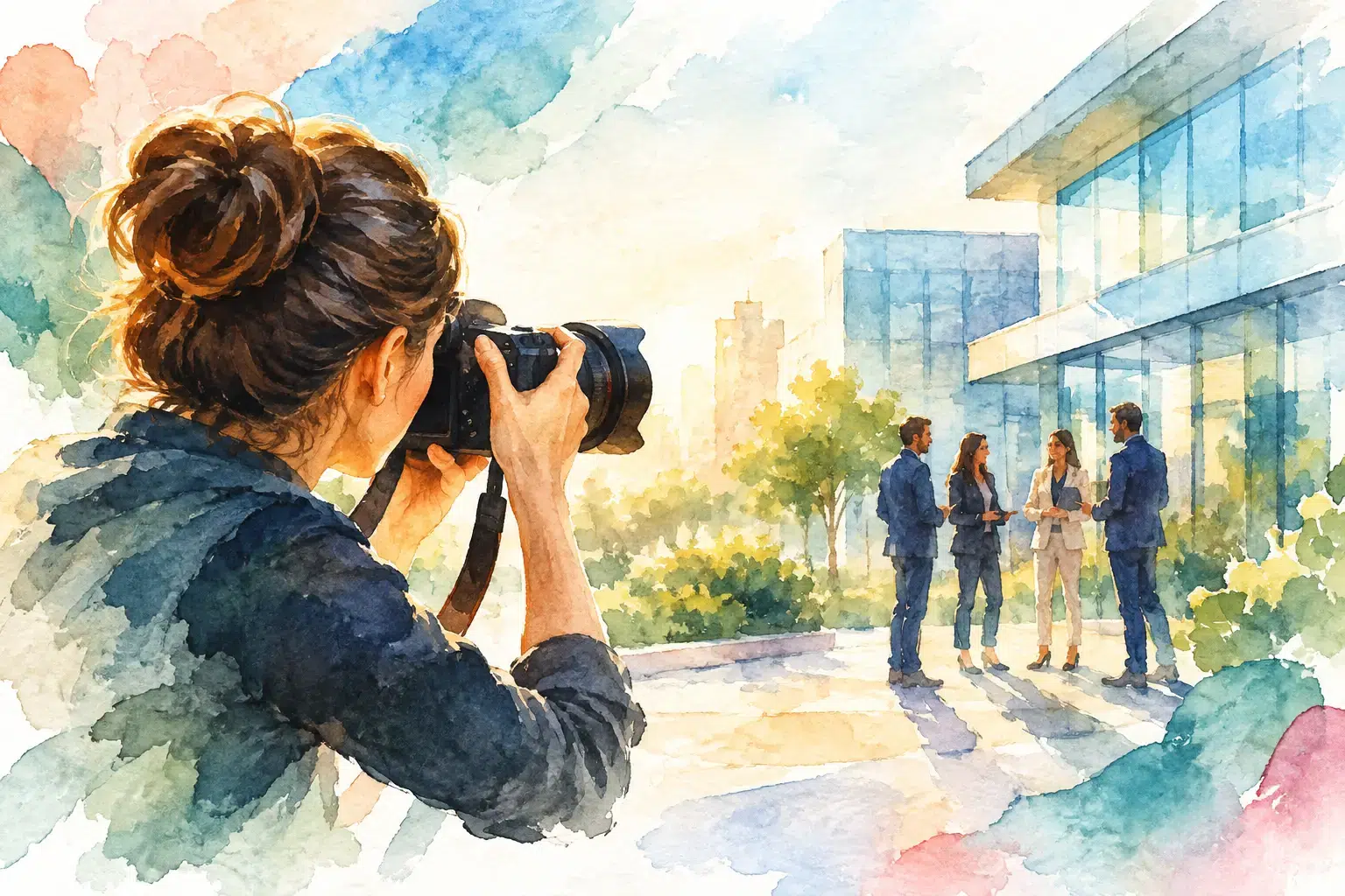 Photographie de marque entreprise qui marque